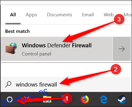 ¿Cómo abro un puerto en el firewall de Windows?