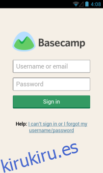 La popular aplicación de gestión de proyectos Basecamp ahora está disponible en Android