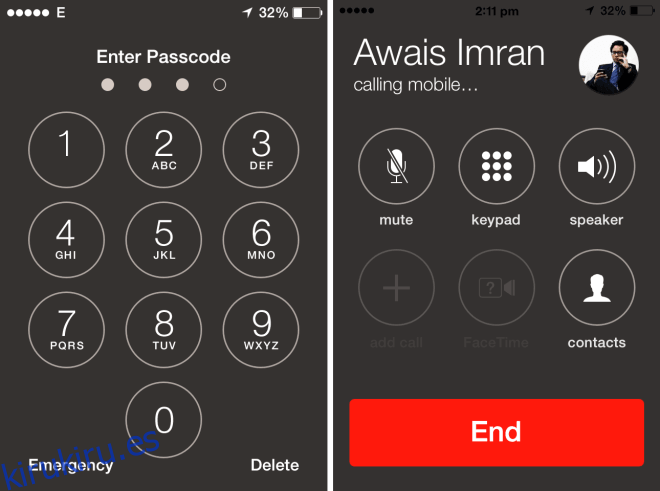 Llame a los contactos desde la pantalla de código de acceso de su iPhone usando PassDial
