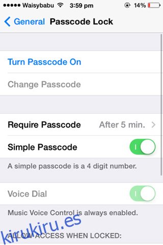 iPhone iPad iPod touch-Passcode-Lock-settings