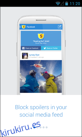 Spoiler Shield oculta spoilers de Facebook y Twitter en Android, iOS