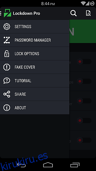 Lockdown Pro para Android 05