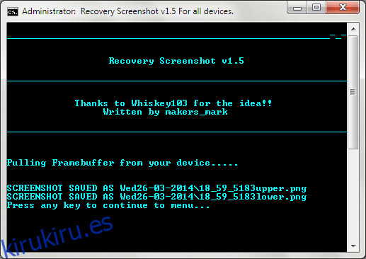 Captura de pantalla de recuperación de Android para Windows 09