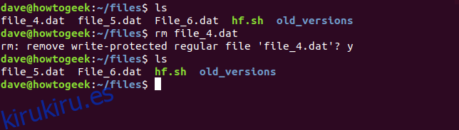 Cómo eliminar archivos y directorios en la terminal de Linux