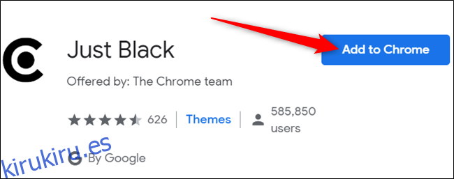 Haga clic en el botón Agregar a Chrome