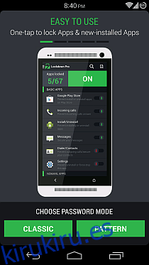 Lockdown Pro para Android 01