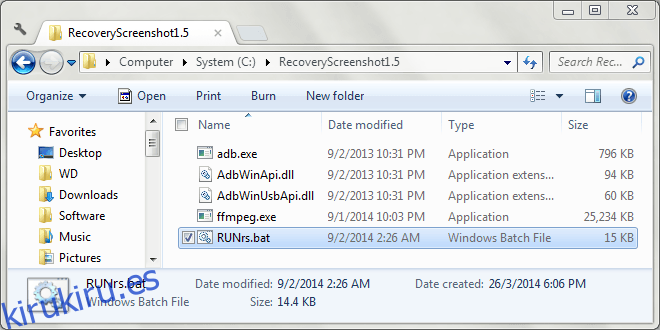 Captura de pantalla de recuperación de Android para Windows 01