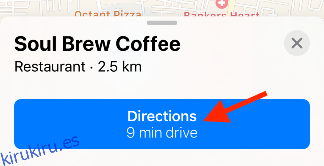 Cómo compartir su ETA de Apple Maps Live en iPhone