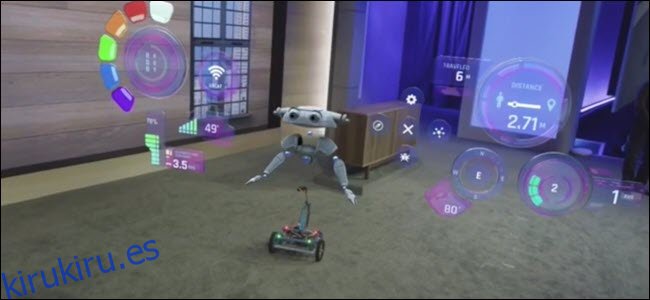 Un robot IOT de Windows impulsado por raspberry pi con hologramas