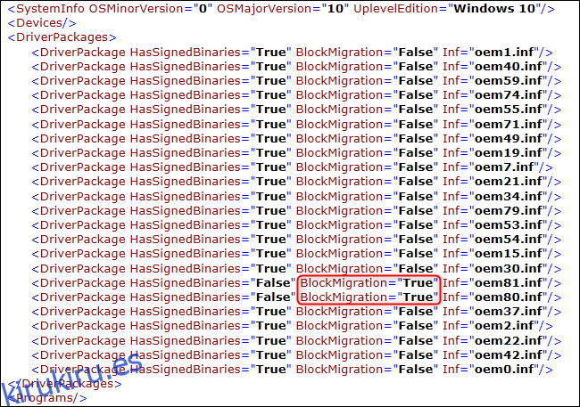 Encontrar un controlador que bloquea la migración en Windows 10