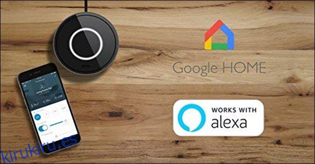 Vincula el puente inteligente para Google Home y Alexa.