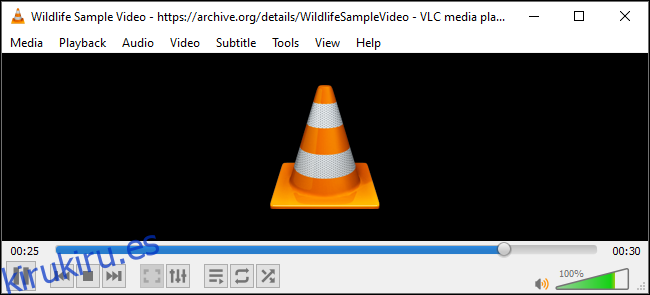 Barra de progreso al convertir un archivo multimedia en VLC