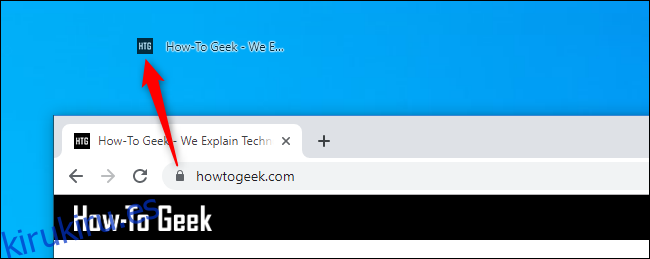 Creación de un enlace de acceso directo del escritorio a una página web con Google Chrome en Windows 10