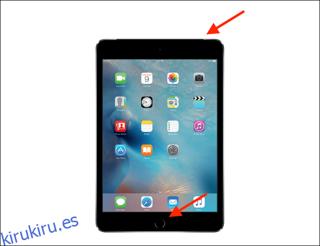 Cómo forzar el reinicio del iPad con el botón de inicio