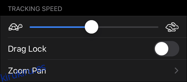 Ajustar la velocidad de seguimiento del puntero en iOS 13 (iPadOS 13)
