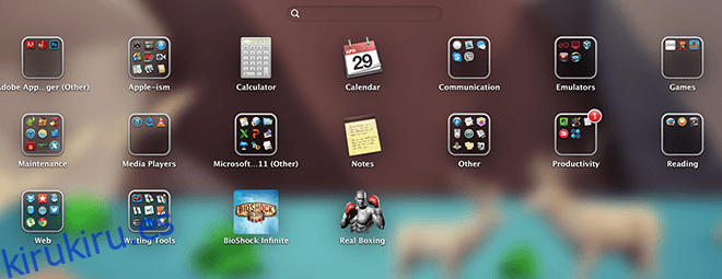 Configuración de trabajo de Mac - Launchpad