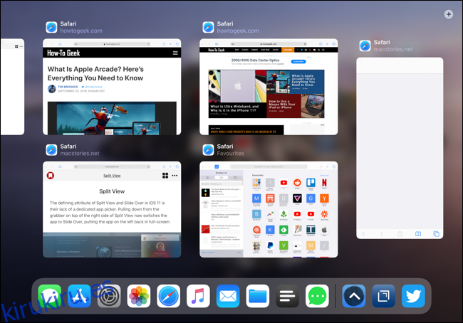 Aplicación Expose para la aplicación Safari en iPadOS 13