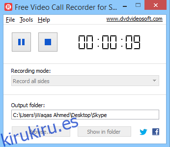 Grabador de videollamadas gratuito para Skype_Record