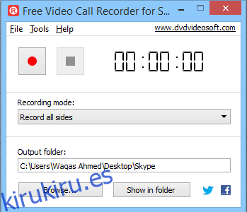 Grabador de videollamadas gratuito para Skype_Video Call