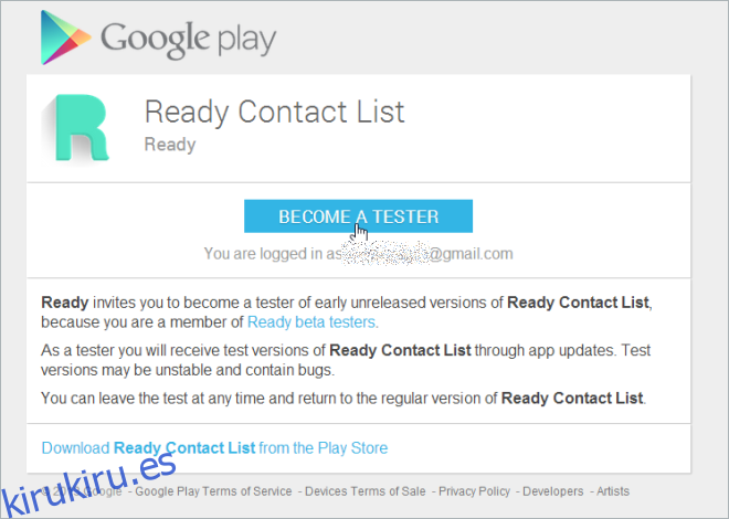 Prueba de aplicaciones de Android: Google Play