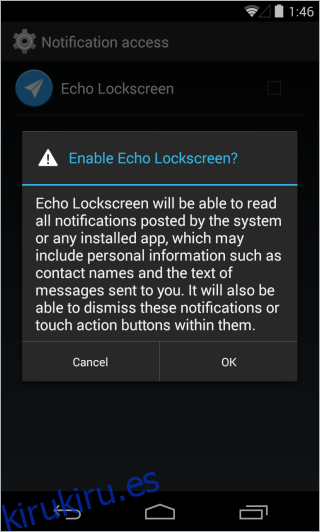 Echo Lockscreen_Enable