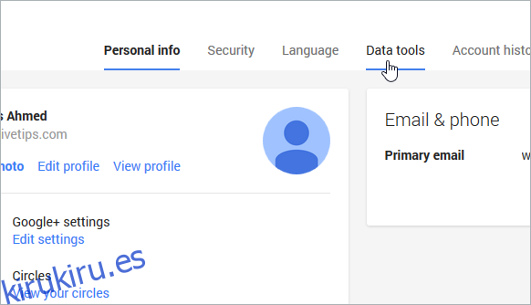 Cómo quitar Google de su fecha de Google