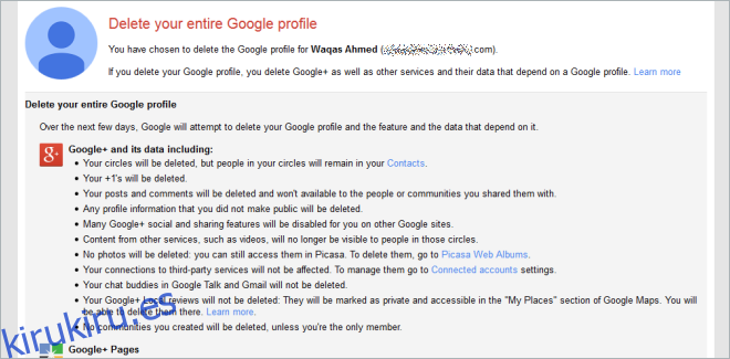 Cómo quitar Google de su cuenta de Google 1
