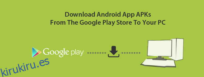 Descargar aplicaciones de Android APK desde Google Play Store a PC