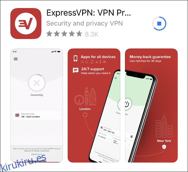Descarga de ExpressVPN para iOS