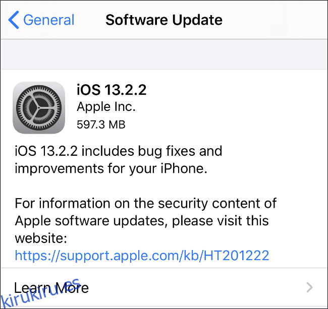 Instale actualizaciones de iOS para mantener su iPhone seguro