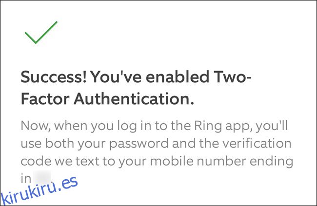Ring App Haga clic en el botón Continuar para salir del proceso de configuración
