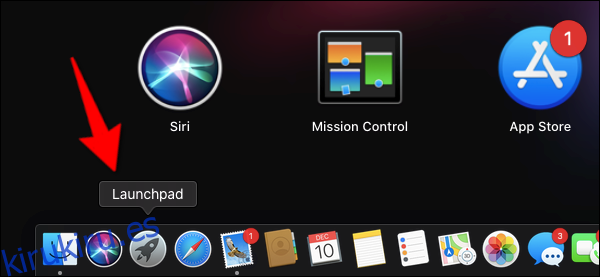 Icono de base de MacOS Launchpad