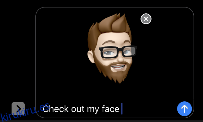 Usar Memoji con Face ID en iMessage