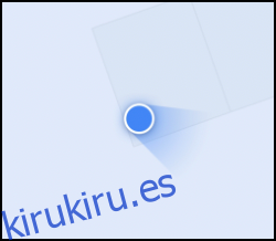 La ubicación de un dispositivo Android en Google Maps, con una brújula calibrada