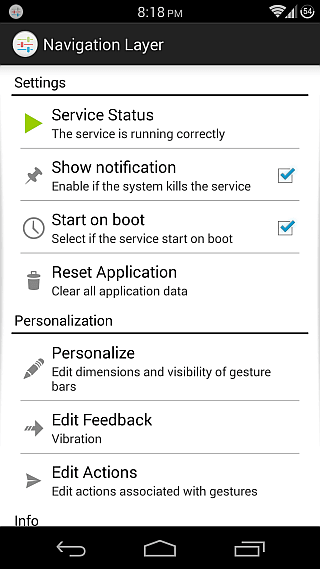 Capa de navegación para Android 1
