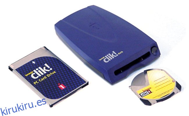 ¡El Clik!  PocketZip Drive y Clik!  Unidad de cubierta.