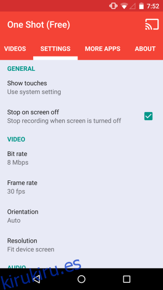Grabe Screencast en su teléfono Android sin conectarlo a su PC