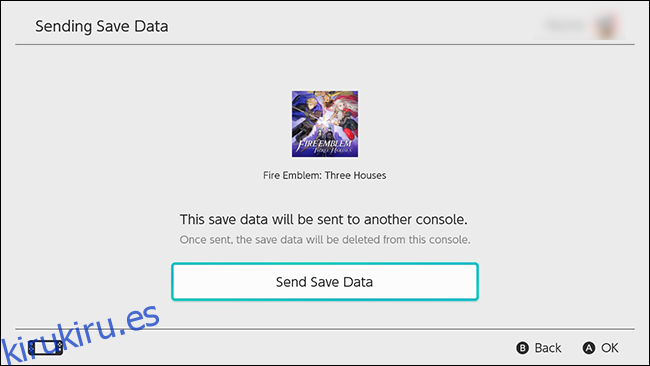 Nintendo Switch Elige el juego para enviar