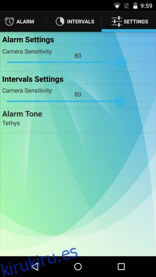 Wave Alarm_settings