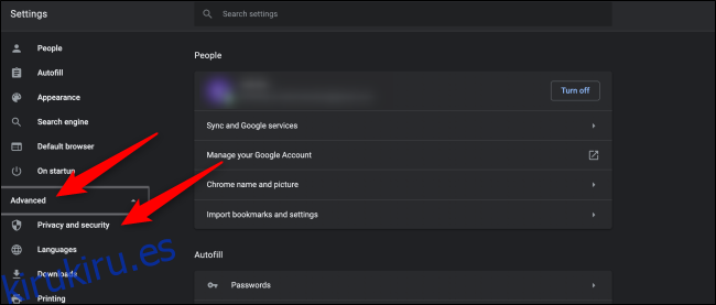 Privacidad y seguridad avanzadas de Chrome