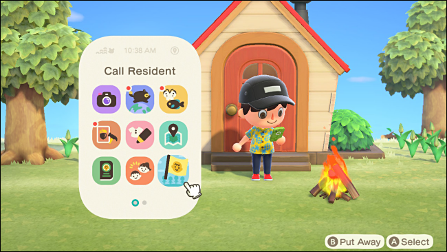 Seleccionar residente en Animal Crossing: New Horizons
