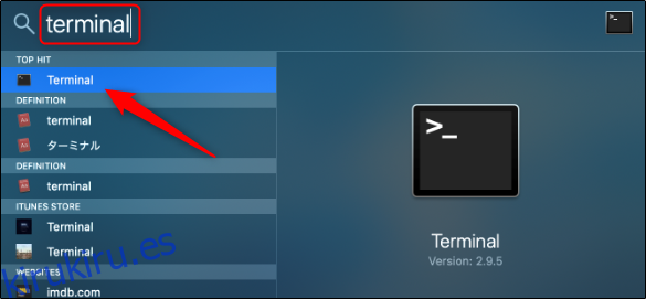 abrir terminal mac