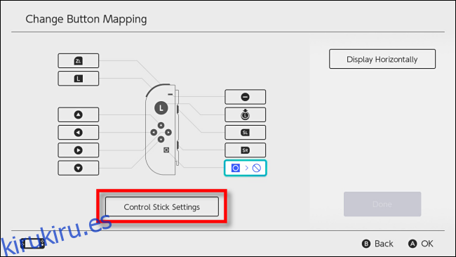 Cambiar la configuración del stick en Nintendo Switch