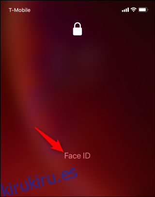 Omitir el mensaje de Face ID en un iPhone