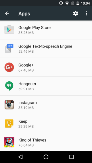 Aplicaciones de Android 6