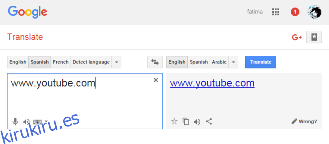 Traductor de Google: proxy