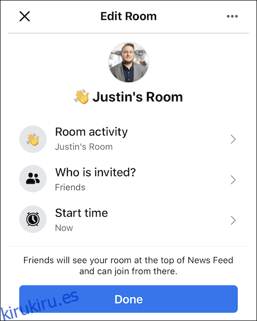 Configura tu sala de Facebook Messenger