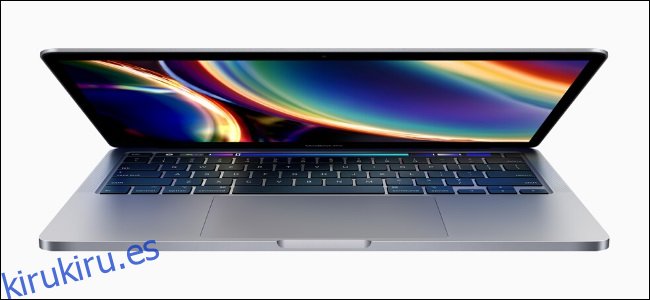 Una MacBook Pro 2020 de 13 pulgadas.