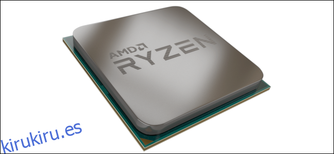 Una representación de un procesador AMD Ryzen.