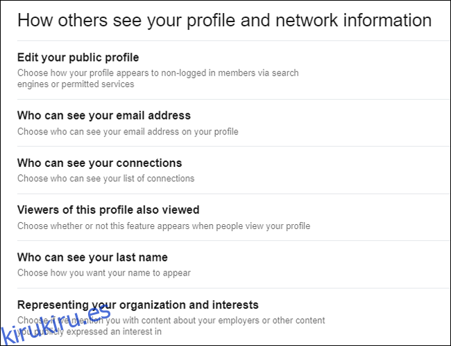 LinkedIn Cómo otros pueden ver tu perfil
